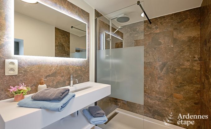 Villa ultramoderne  Somme-Leuze pour 12 personnes avec piscine intrieure, sauna et jardin priv