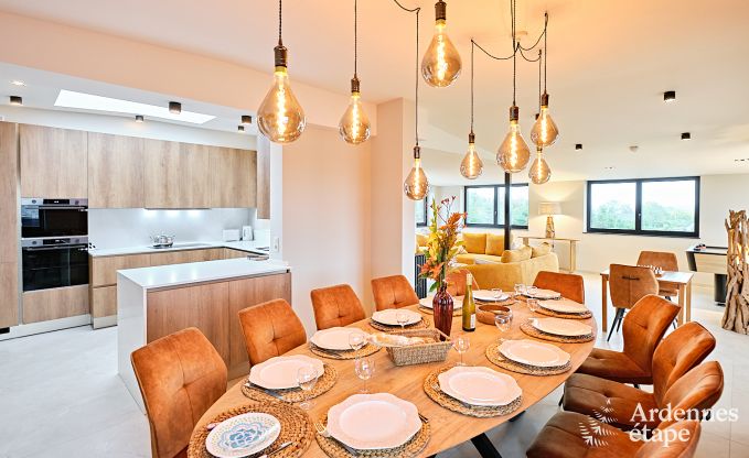 Villa ultramoderne  Somme-Leuze pour 12 personnes avec piscine intrieure, sauna et jardin priv