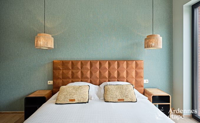 Villa ultramoderne  Somme-Leuze pour 12 personnes avec piscine intrieure, sauna et jardin priv