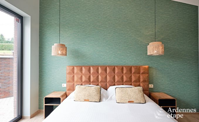 Villa ultramoderne  Somme-Leuze pour 12 personnes avec piscine intrieure, sauna et jardin priv