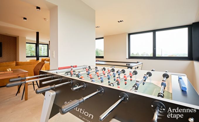 Villa ultramoderne  Somme-Leuze pour 12 personnes avec piscine intrieure, sauna et jardin priv
