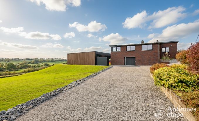 Villa ultramoderne  Somme-Leuze pour 12 personnes avec piscine intrieure, sauna et jardin priv