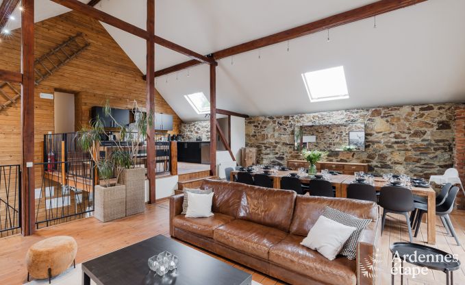 Maison de vacances � Sourbrodt pour 15 personnes en Ardenne