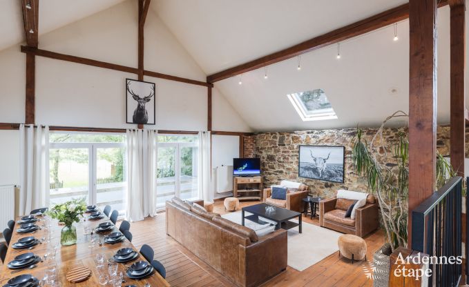 Maison de vacances � Sourbrodt pour 15 personnes en Ardenne