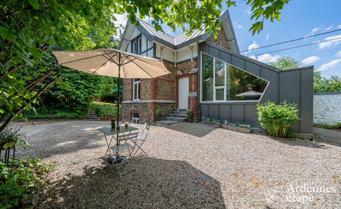 Charmante maison de vacances pour 4 personnes  Spa avec 2 chambres et jardin priv avec barbecue