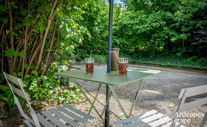 Charmante maison de vacances pour 4 personnes  Spa avec 2 chambres et jardin priv avec barbecue