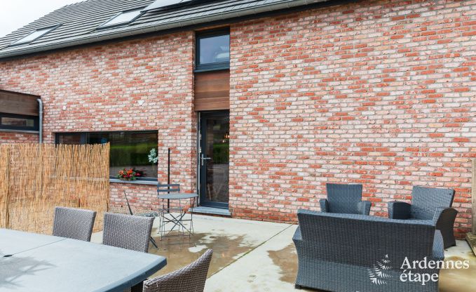 Maison de vacances spacieuse pour 8 personnes � Spa en Ardenne : 4 chambres, 2 salles de bains et terrasse priv�e � 1 km du centre-ville