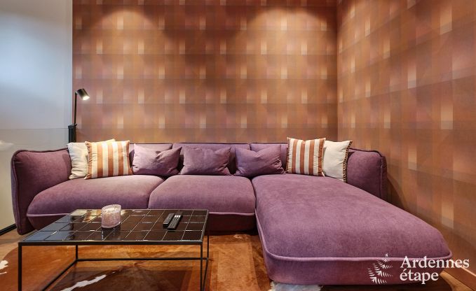 Charmante maison de vacances  Spa avec 2 chambres, espace de dtente et terrasse prive avec jacuzzi