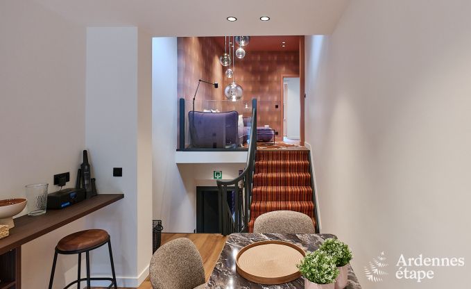 Charmante maison de vacances  Spa avec 2 chambres, espace de dtente et terrasse prive avec jacuzzi