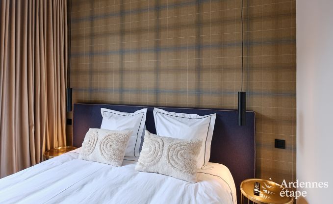 Charmante maison de vacances  Spa avec 2 chambres, espace de dtente et terrasse prive avec jacuzzi