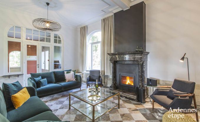Villa de Luxe � Spa pour 22 personnes en Ardenne