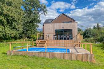 Location de luxe pour 10 personnes avec piscine et jacuzzi près de Francorchamps en Ardenne