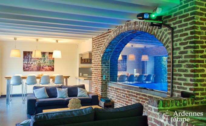 Villa de Luxe � Spa pour 8 personnes en Ardenne