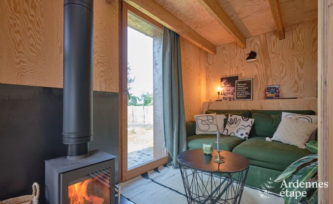 Tiny house avec po�le � bois et jardin priv� � Sprimont, Hautes Fagnes