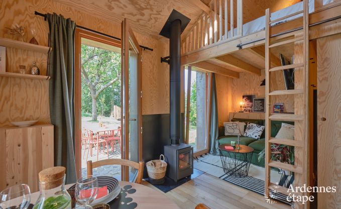 Tiny house avec po�le � bois et jardin priv� � Sprimont, Hautes Fagnes