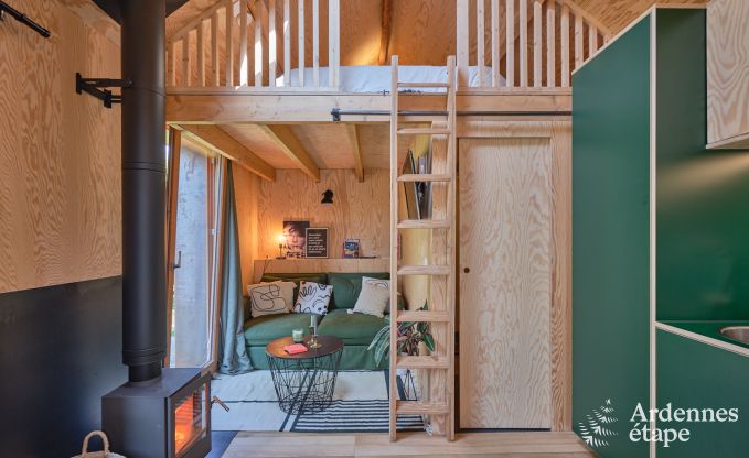 Tiny house avec po�le � bois et jardin priv� � Sprimont, Hautes Fagnes