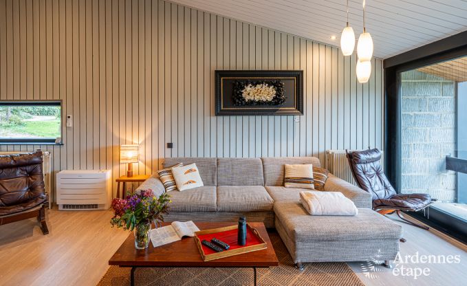 Chalet pour 4 personnes  Stavelot avec jacuzzi, poele  pellets et terrasse prive