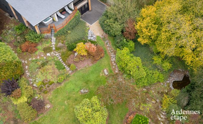 Chalet pour 4 personnes  Stavelot avec jacuzzi, poele  pellets et terrasse prive