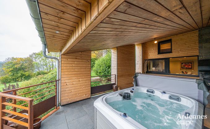 Chalet pour 4 personnes  Stavelot avec jacuzzi, poele  pellets et terrasse prive