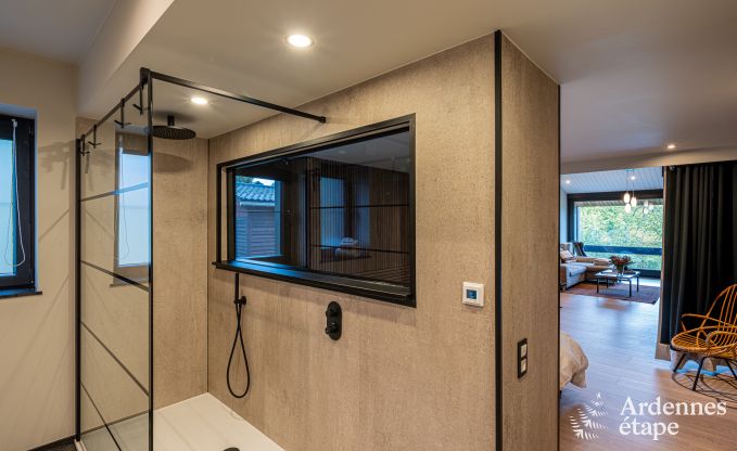 Chalet pour 4 personnes  Stavelot avec jacuzzi, poele  pellets et terrasse prive