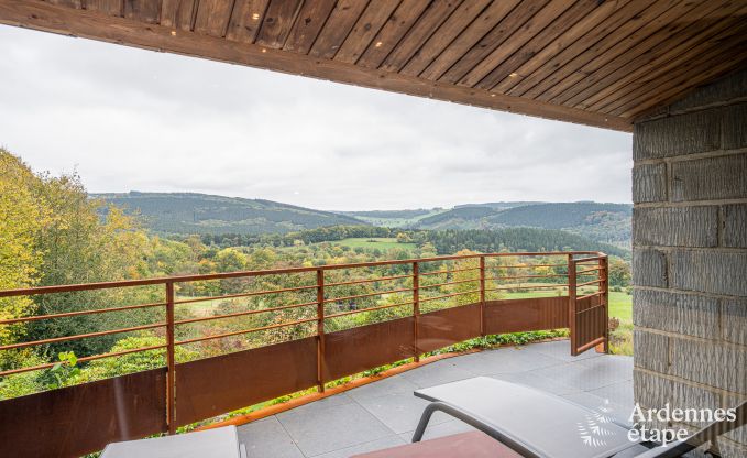 Chalet pour 4 personnes  Stavelot avec jacuzzi, poele  pellets et terrasse prive