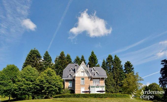 Chteau de luxe en Ardenne pour 28 personnes  Stavelot avec sauna, jacuzzi et aire de jeux