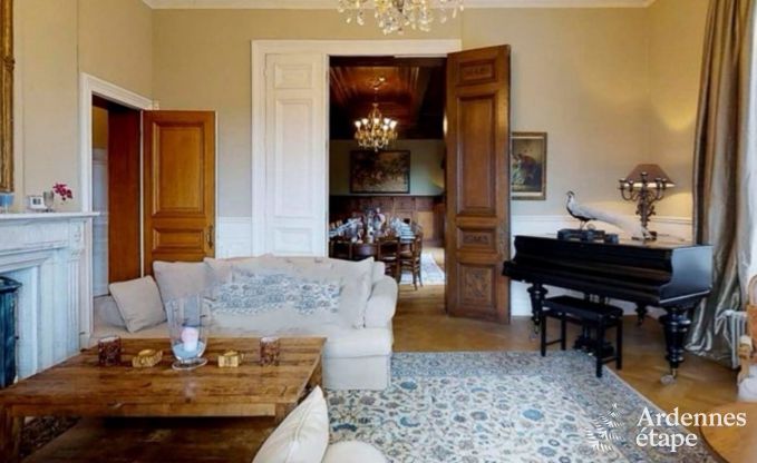 Chteau de luxe en Ardenne pour 28 personnes  Stavelot avec sauna, jacuzzi et aire de jeux
