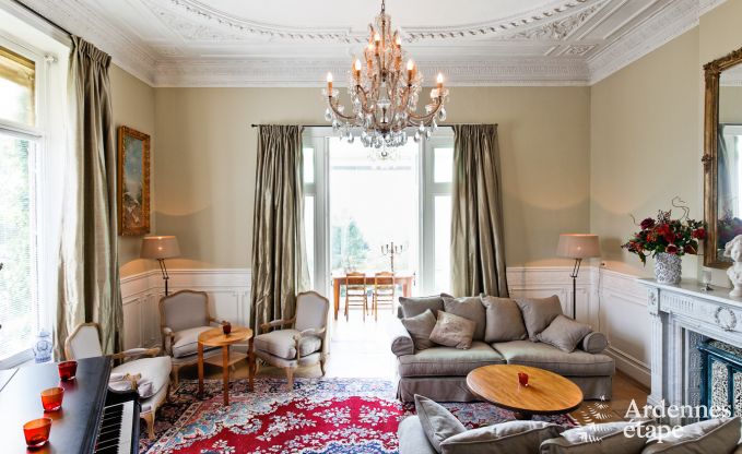 Ch�teau de luxe en Ardenne pour 28 personnes � Stavelot avec sauna, jacuzzi et aire de jeux