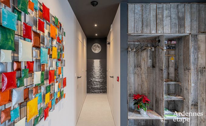 Maison de vacances � Stavelot avec jacuzzi et belle vue pour 4 personnes en Ardenne