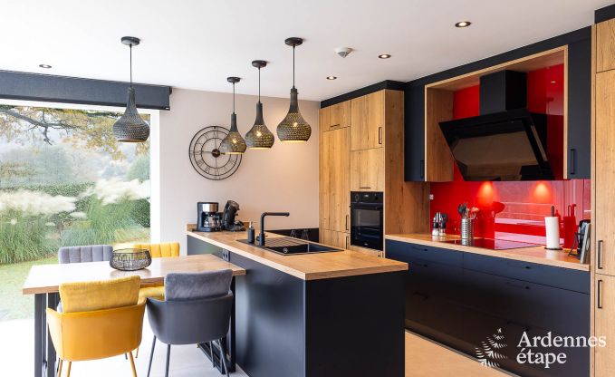 Maison de vacances � Stavelot avec jacuzzi et belle vue pour 4 personnes en Ardenne