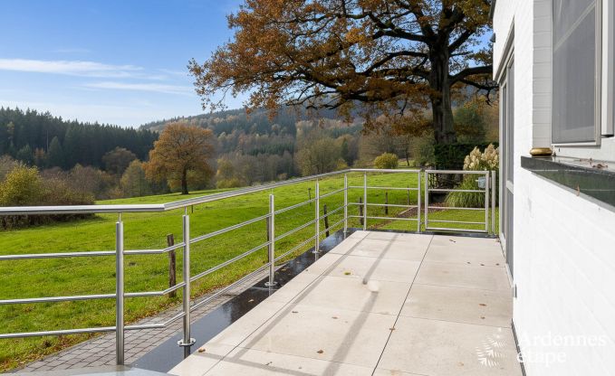 Maison de vacances � Stavelot avec jacuzzi et belle vue pour 4 personnes en Ardenne