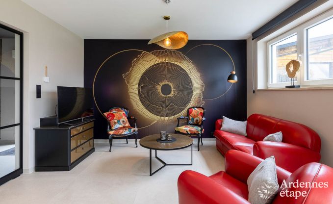 Maison de vacances � Stavelot avec jacuzzi et belle vue pour 4 personnes en Ardenne