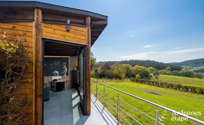 Maison de vacances � Stavelot avec jacuzzi et belle vue pour 4 personnes en Ardenne