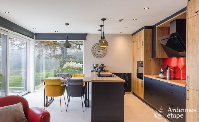 Maison de vacances � Stavelot avec jacuzzi et belle vue pour 4 personnes en Ardenne