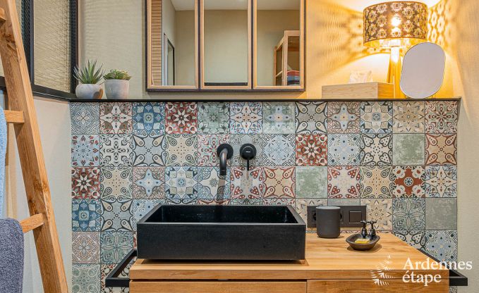 Maison de vacances � Stavelot avec jacuzzi et belle vue pour 4 personnes en Ardenne