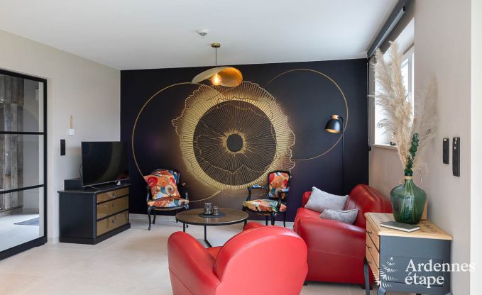 Maison de vacances � Stavelot avec jacuzzi et belle vue pour 4 personnes en Ardenne