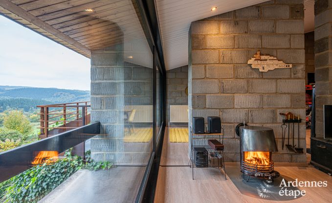 Chalet pour 4 personnes  Stavelot avec jacuzzi, poele  pellets et terrasse prive