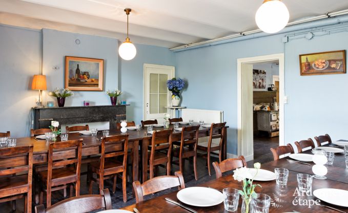 Chteau de luxe en Ardenne pour 28 personnes  Stavelot avec sauna, jacuzzi et aire de jeux