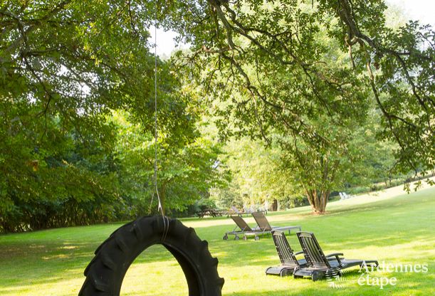 Chteau de luxe en Ardenne pour 28 personnes  Stavelot avec sauna, jacuzzi et aire de jeux
