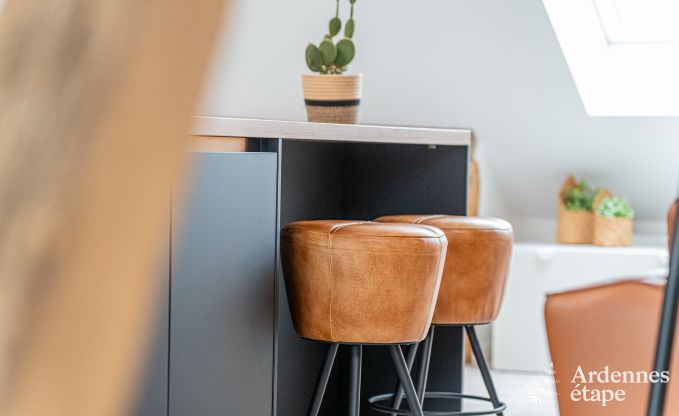 Chalet confortable pour 4 personnes � Stoumont avec 2 chambres et salles de bains jacuzzi ext�rieur et sauna