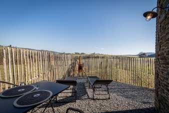Chaleureux cottage pour 3 personnes à Stoumont avec terrasse privée