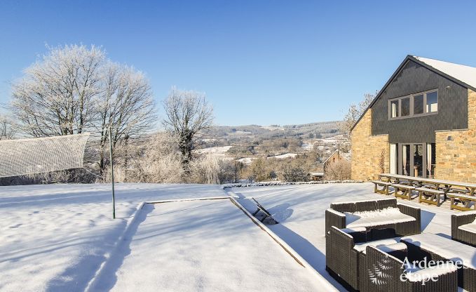 Maison de vacances � Stoumont pour 11 personnes en Ardenne