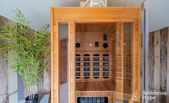 Chalet moderne et confortable  Tenneville pour quatre personnes - avec sauna, jardin priv et proximit de Saint-Hubert