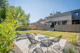 Maison de vacances charmante à Theux pour 8 personnes avec jardin et jacuzzi