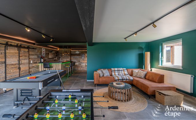 Villa de luxe  Theux pour 10 personnes avec salle de jeux, jacuzzi et proximit de Spa-Francorchamps