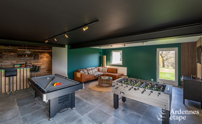 Villa de luxe  Theux pour 10 personnes avec salle de jeux, jacuzzi et proximit de Spa-Francorchamps