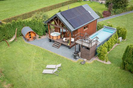 Chalet romantique � Trois-Ponts pour une famille ou 4 personnes.