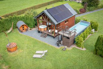 Chalet romantique à Trois-Ponts pour une famille ou 4 personnes.