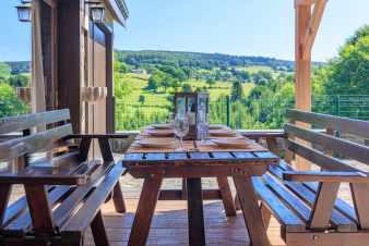 Chaleureuse maison de vacances pour 8 personnes à Trois-Ponts