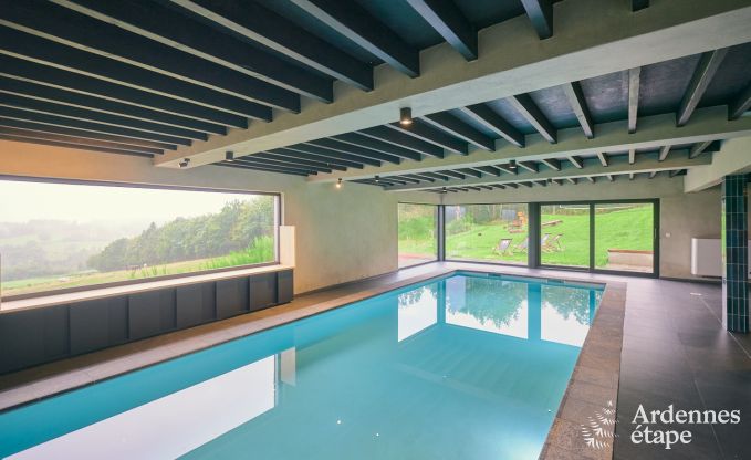 Spacieuse et luxueuse maison de vacances avec piscine � Trois-Ponts, Ardenne